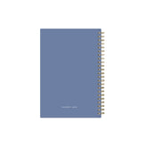 blue back cover and gold twin wirebound on this 2026-2027 planner