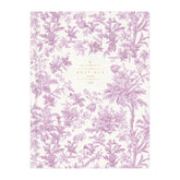 day designer boutique planner in 8x10  weekly monthly format with purple floral front cover