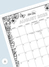 Monthly Printable Calendars – Blue Sky