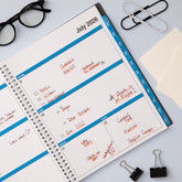 2026-2027 weekly spread featuring ample writing space, bullet points, to do-list.
