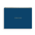12 x 9 planning pad featuring a navy front cover with twin wire-o binding