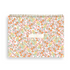 12 x 9 planning pad featuring a floral pink, orange floral front cover with twin wire-o binding
