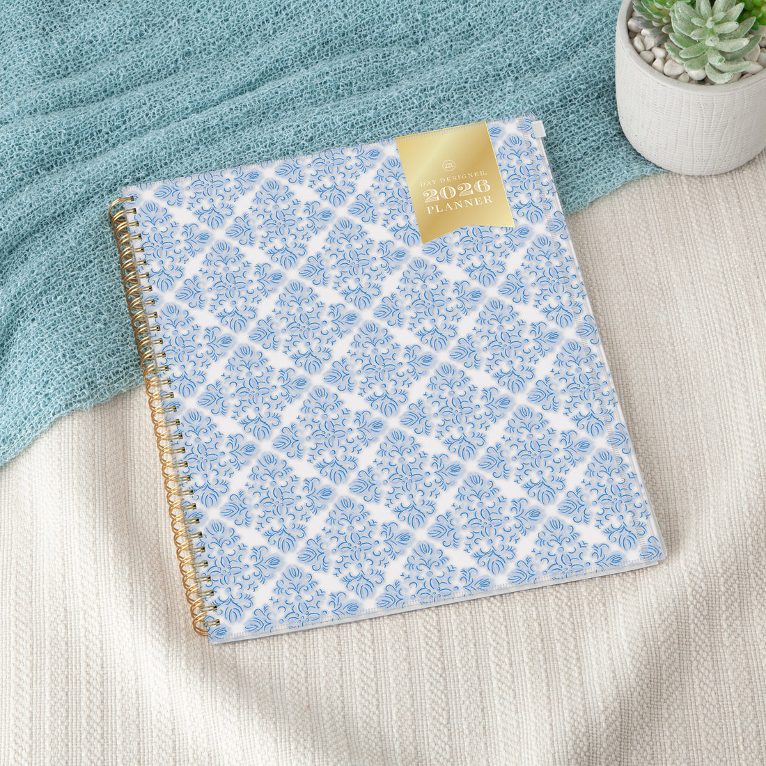 Serenity Tile 2027 Weekly Monthly 8.5x11 Day Designer for Blue Sky