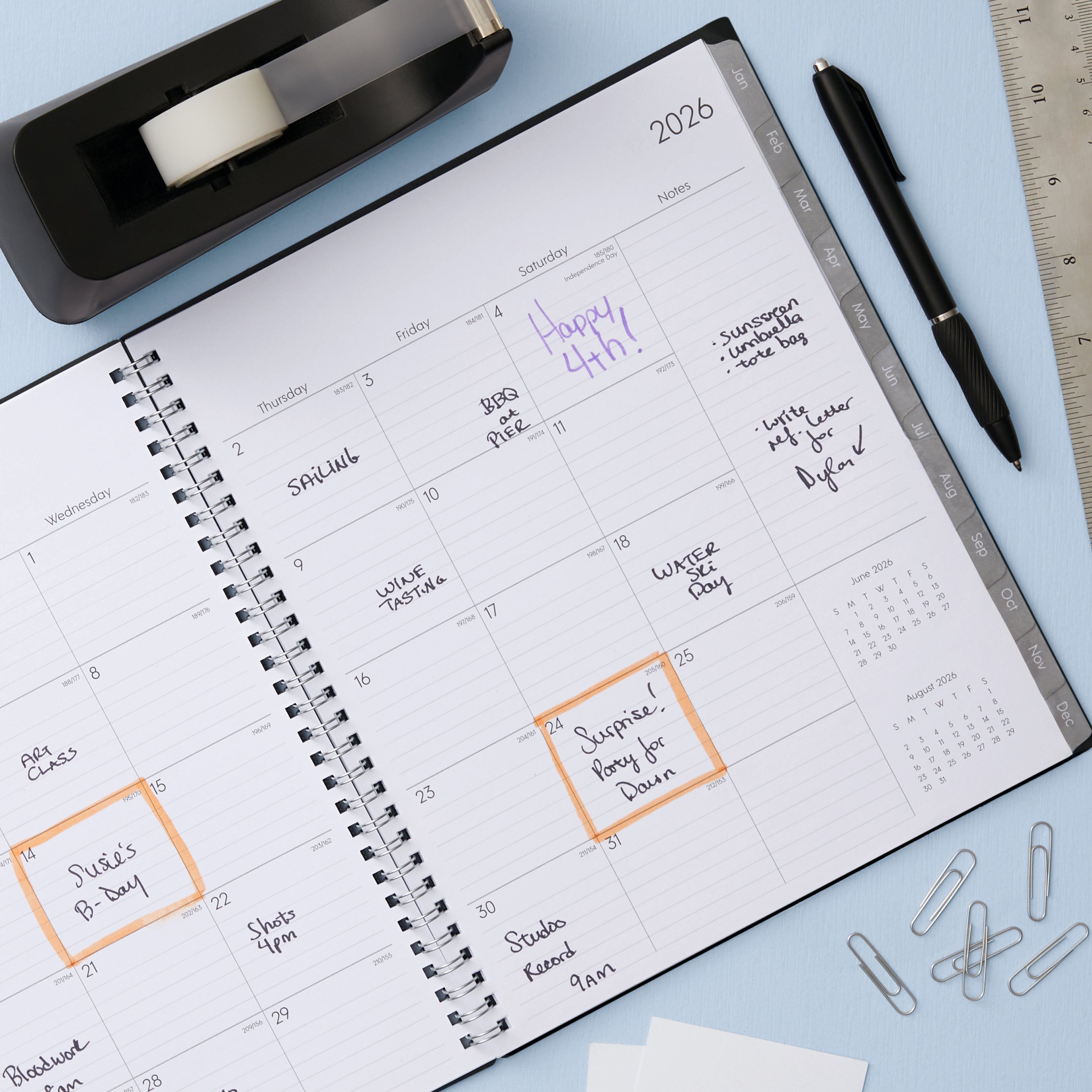 2027 Blue Sky Professional Monthly 8x10 Planner - Enterprise