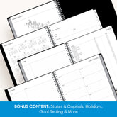 reference page yearly overview, capitals states, contacts, and holiday list