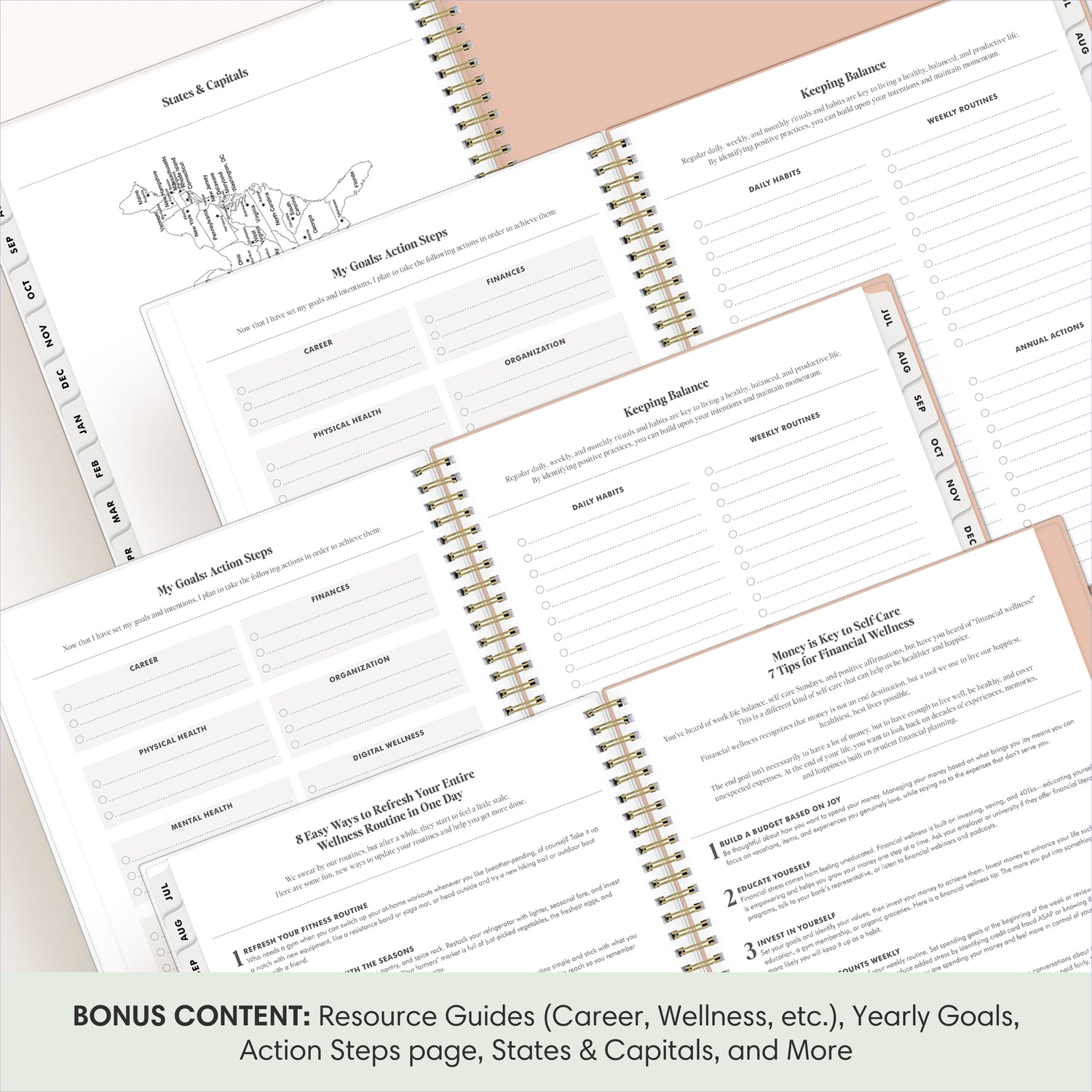 the academic planner has bonus content to ensure you have a strong, organized school year.
