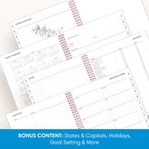 a customer favorite planner featuring bonus months