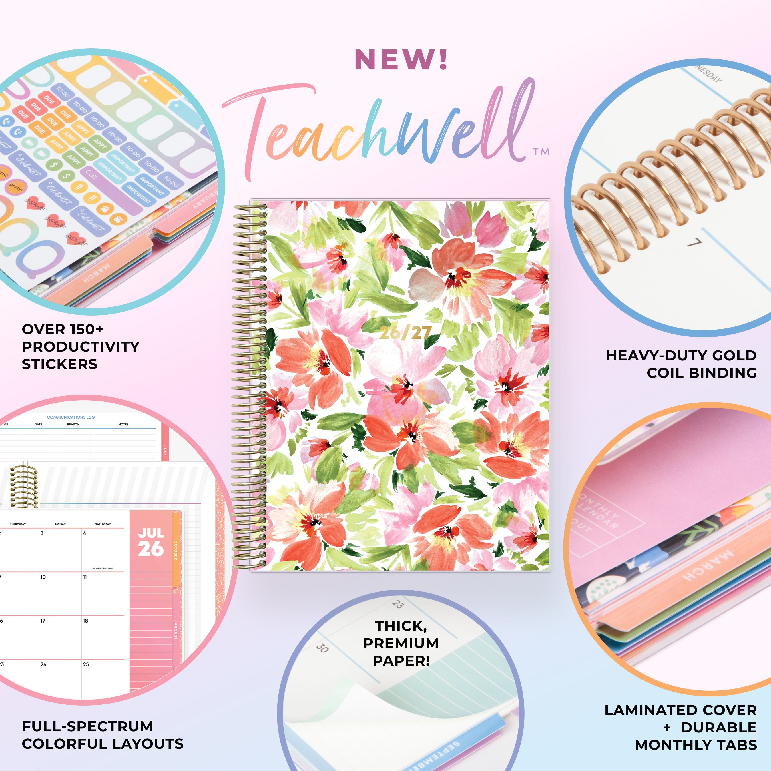 the academic planner has bonus content to ensure you have a strong, organized school year.
