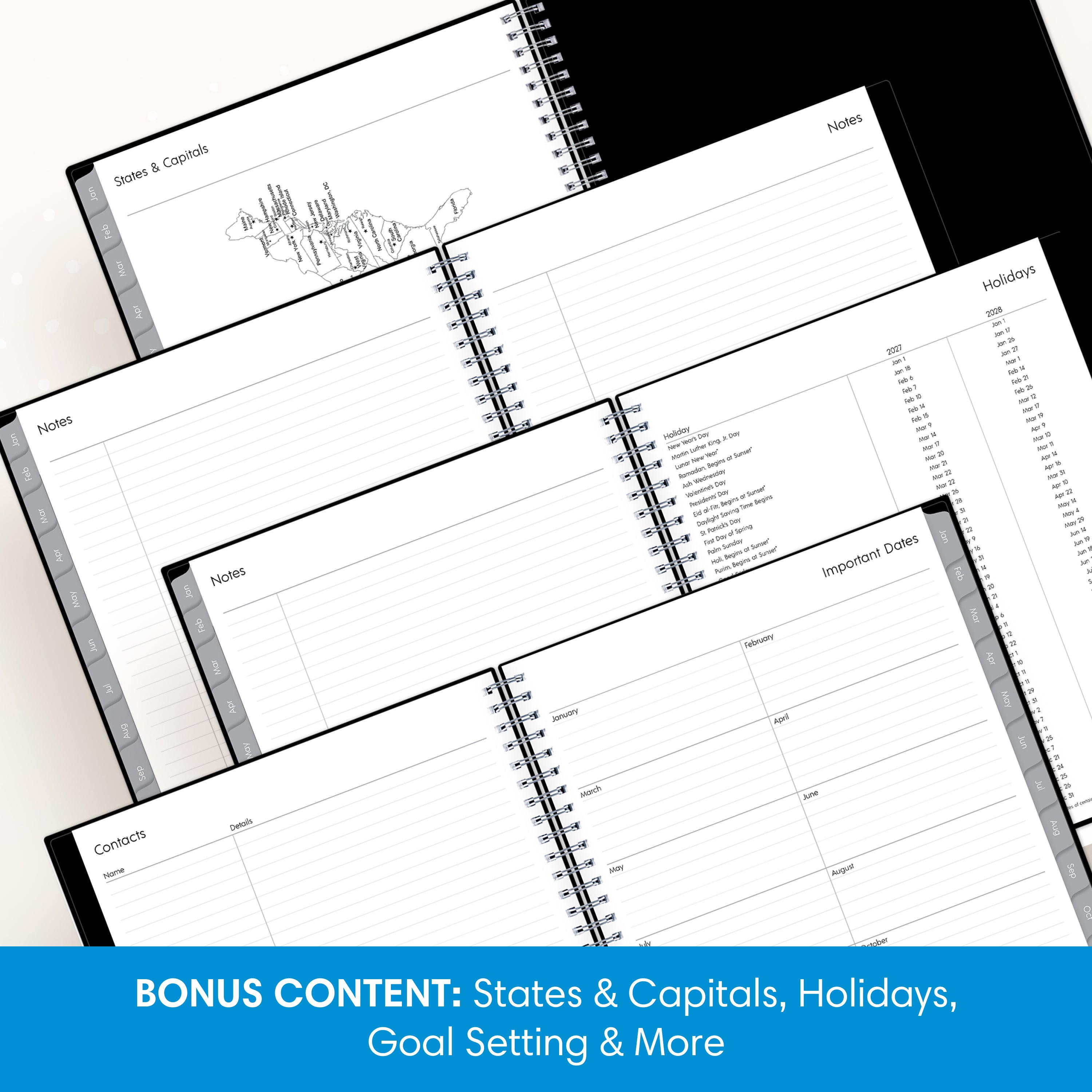 2027 Blue Sky Professional Monthly 8x10 Planner - Enterprise