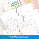 the academic planner has bonus content to ensure you have a strong, organized school year.
