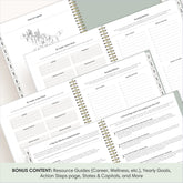 the academic planner has bonus content to ensure you have a strong, organized school year.
