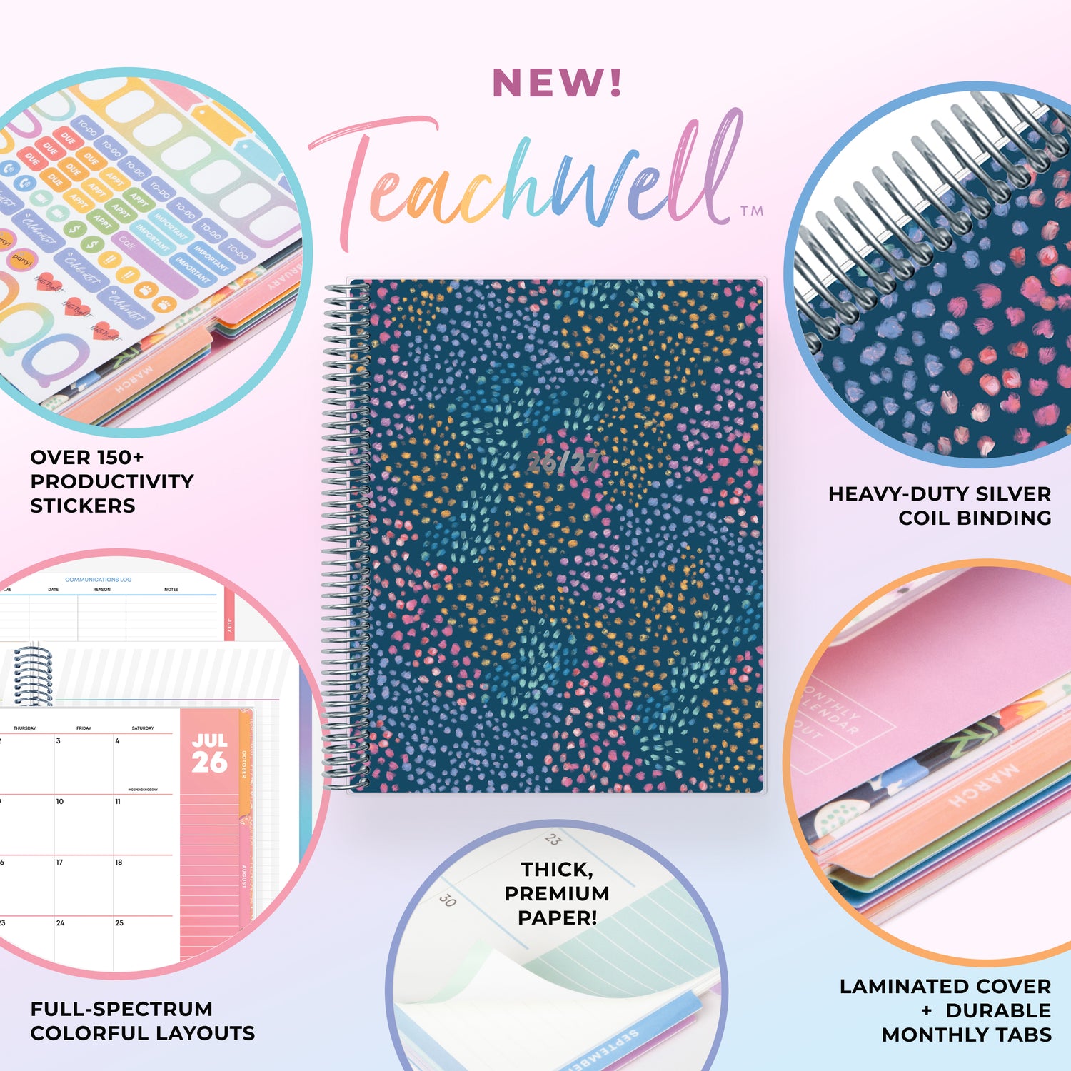 the academic planner has bonus content to ensure you have a strong, organized school year.
