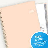 2027 blush pink cover featuring 8.5x11 size. 