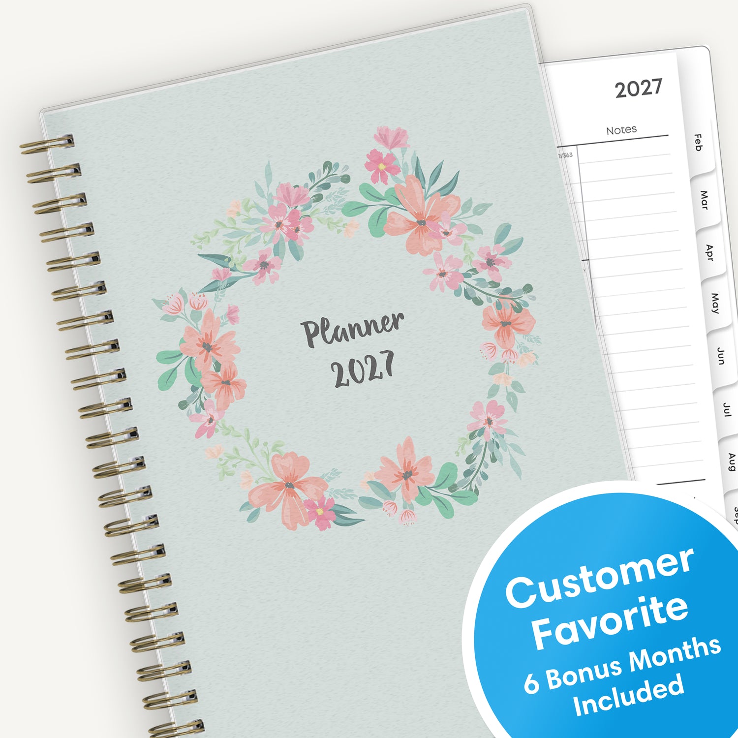 a customer favorite planner featuring bonus months