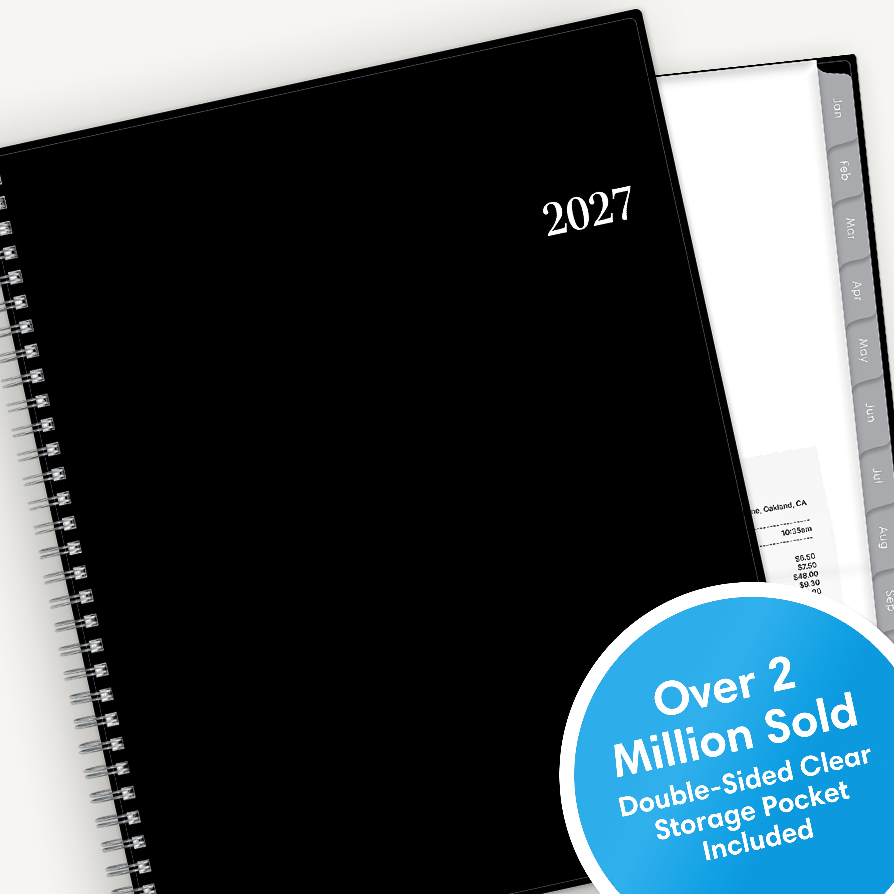 2027 Professional Weekly Monthly 8.5x11 Planning Calendar