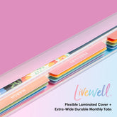 quality multi-colored monthly tabs easily accessible to flip through specific months