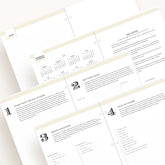 planner featuring bonus content like yearly overview, important dates, holidays,