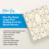 planner featuring bonus content like yearly overview, important dates, holidays, states and capitals