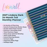 planner featuring bonus content like yearly overview, important dates, holidays, states and capitals