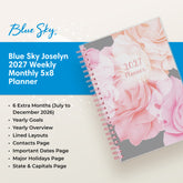 planner featuring bonus content like yearly overview, important dates, holidays, states and capitals