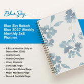 planner featuring bonus content like yearly overview, important dates, holidays, states and capitals