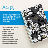 planner featuring bonus content like yearly overview, important dates, holidays, states and capitals
