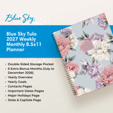 planner featuring bonus content like yearly overview, important dates, holidays, states and capitals