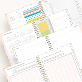 planner featuring bonus content like yearly overview, important dates, holidays, states and capitals