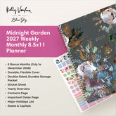 planner featuring bonus content like yearly overview, important dates, holidays, states and capitals