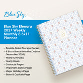 planner featuring bonus content like yearly overview, important dates, holidays, states and capitals