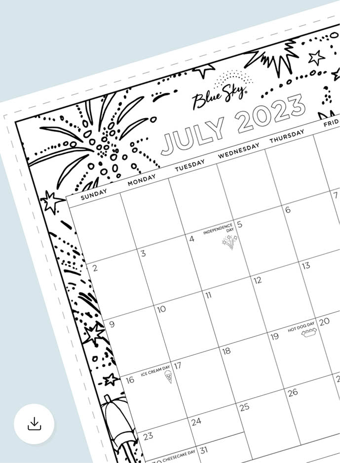 Monthly Printable Calendars – Blue Sky monthly-printable-calendars-blue-sky