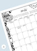Monthly Printable Calendars – Blue Sky
