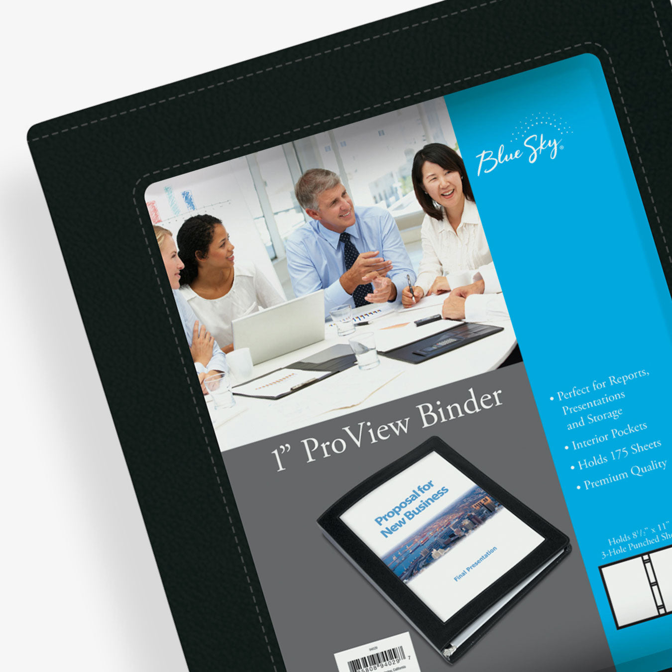 Proview Legacy Black 8.5 x 11 Binder 1