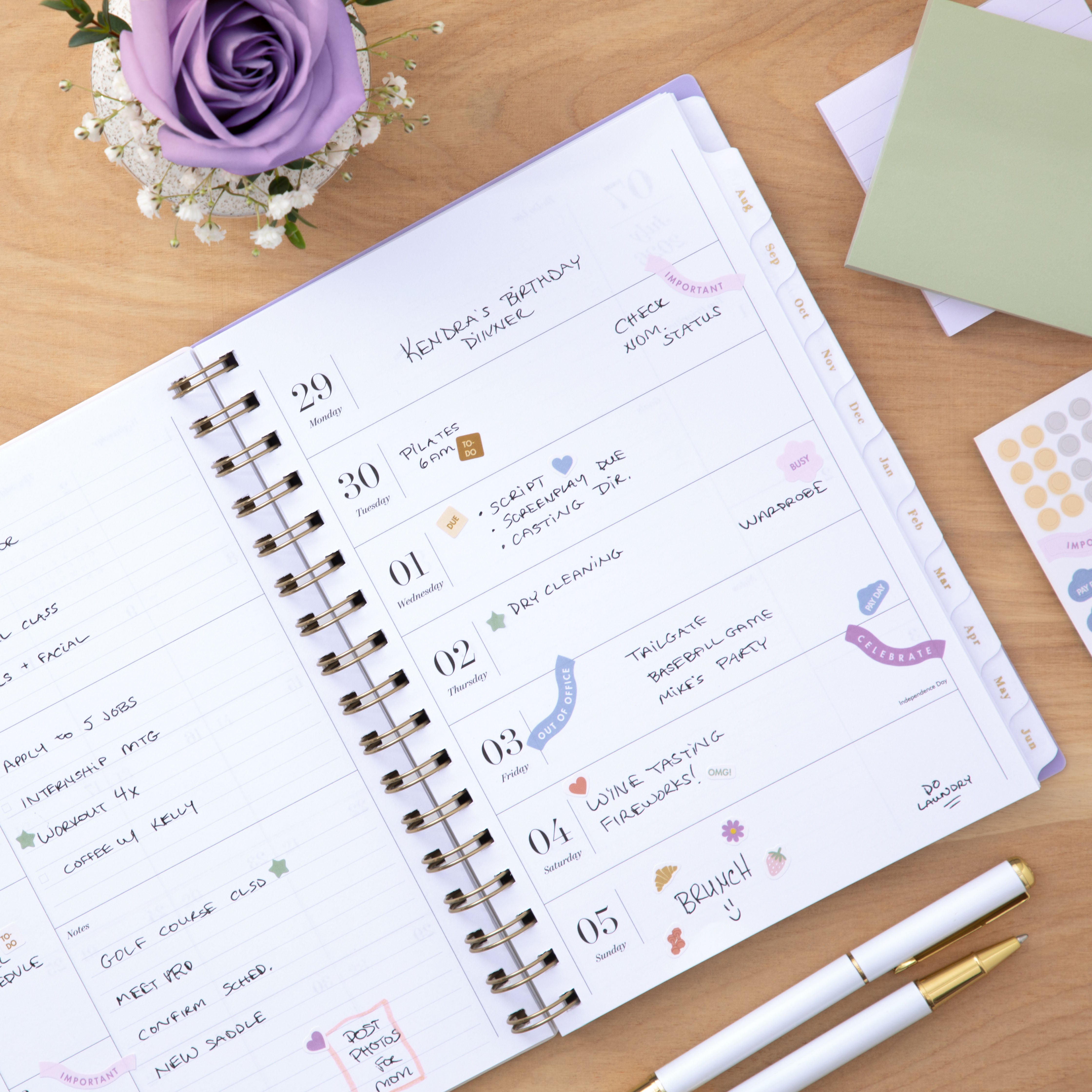 5.875x8.625 Planners – Blue Sky