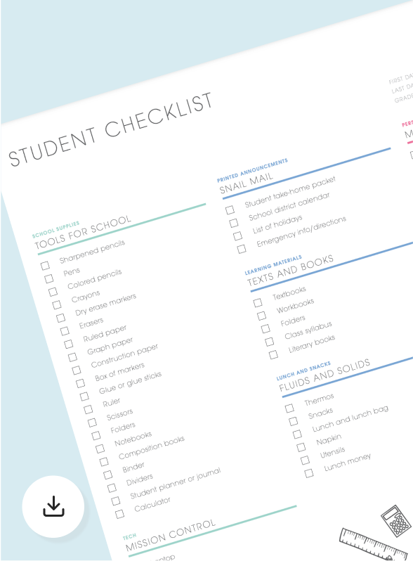 Free Printables – Blue Sky