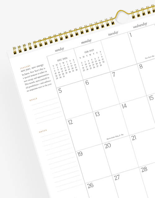 Marie Kondo Standard 2025 Wall Calendar 15x12  $11.99