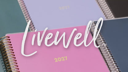 livewell collection video displaying different covers and interior formats of these planners