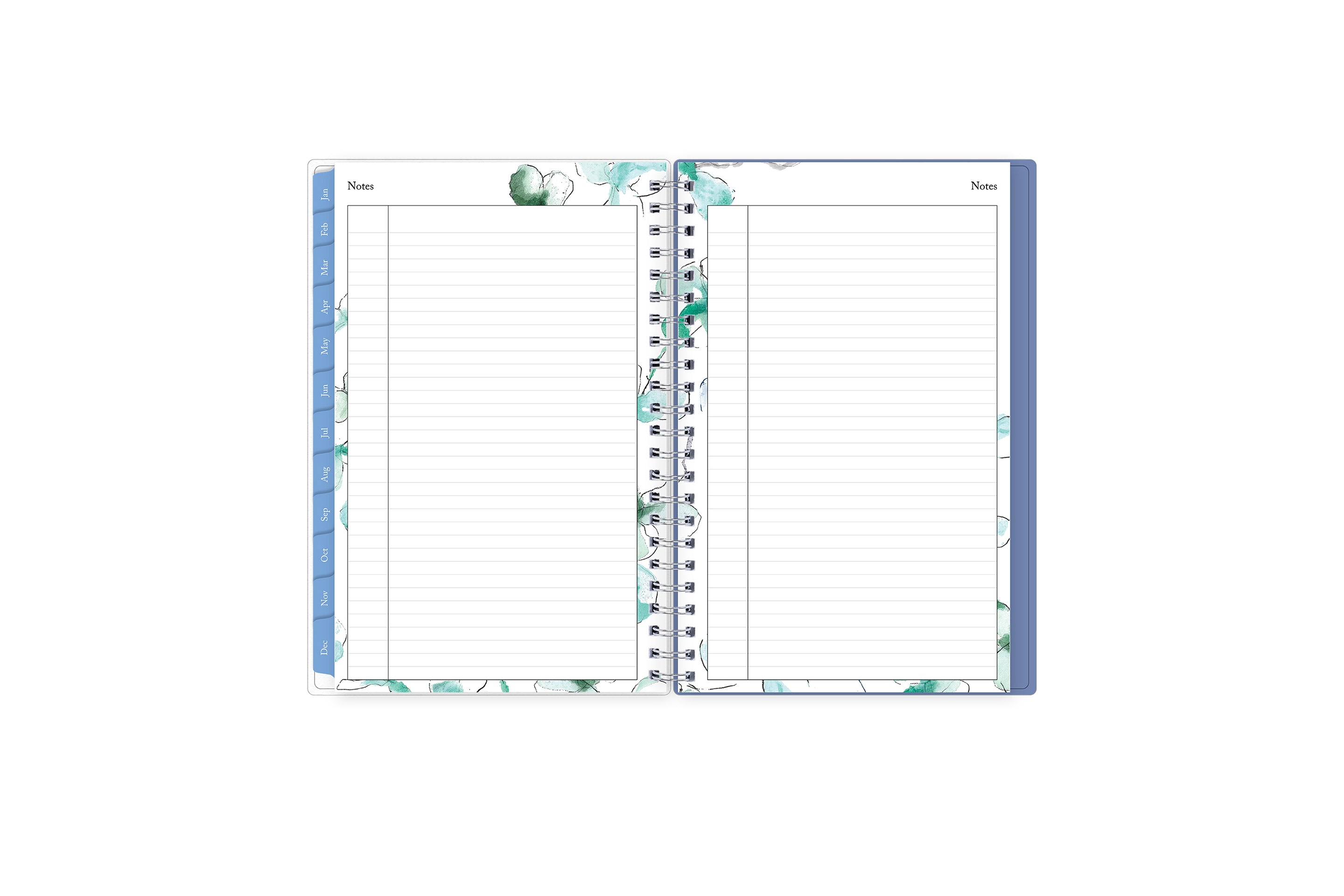 weekly monthly planner featuring ample lined writing space