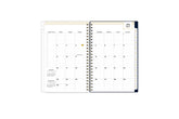Weekly monthly 5x8 academic planner monthly spread featuring rainbow tabs, notes section with to-do list