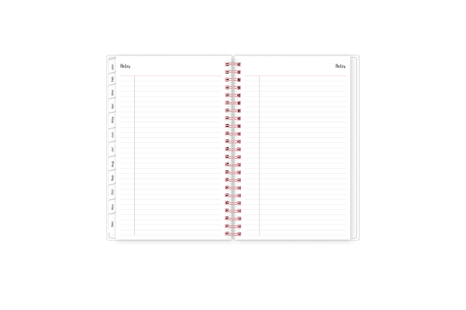 2023 weekly monthly planner featuring ample lined writing space