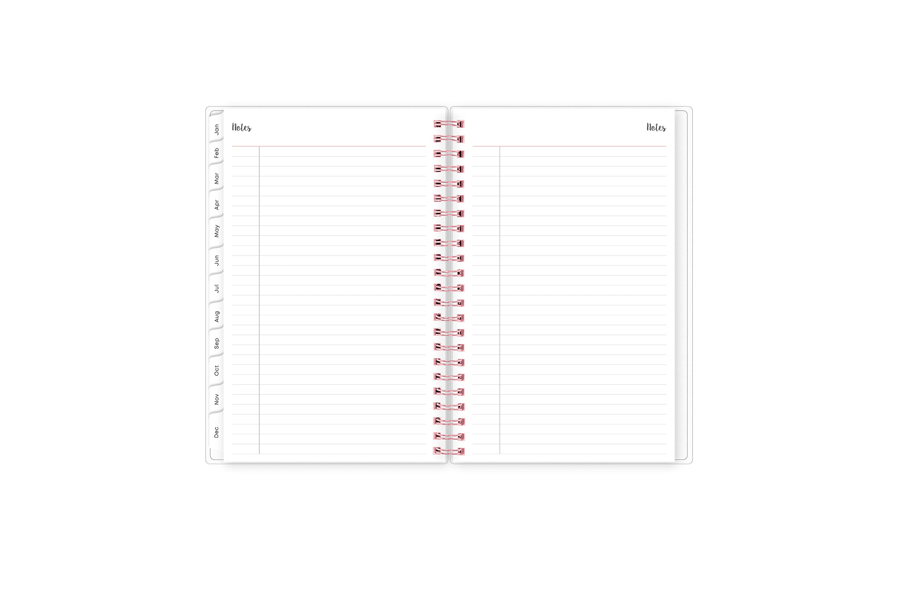 2023 weekly monthly planner featuring ample lined writing space