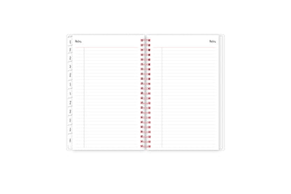 2023 weekly monthly planner featuring ample lined writing space