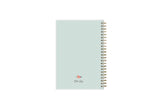 January 2024 to December 2024 weekly planner featuring a solid flexible mint back cover, gold twin wire-o, and a compact 5x8 size planner