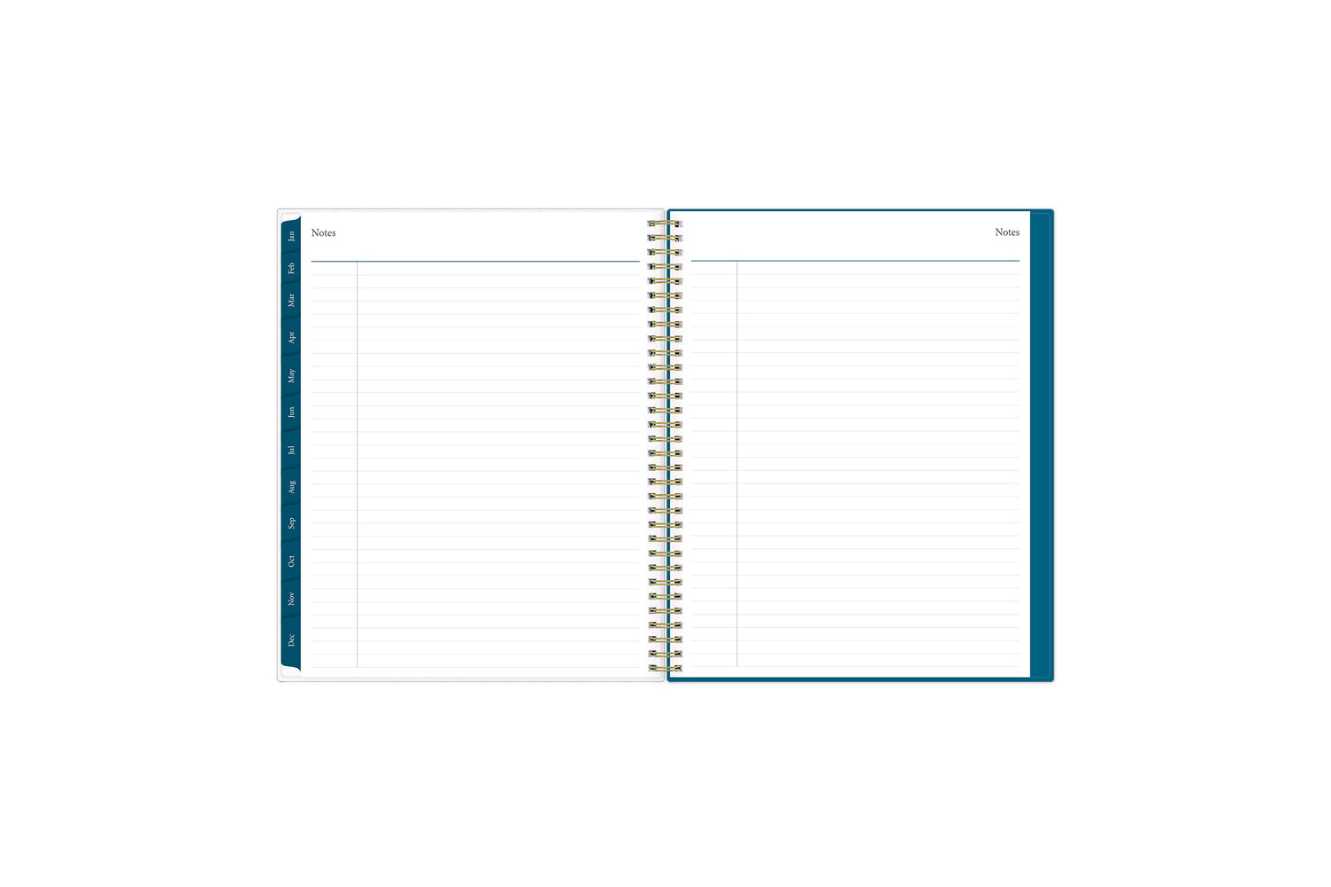 2024 weekly monthly planner featuring ample lined writing space