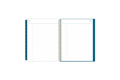 2024 weekly monthly planner featuring ample lined writing space