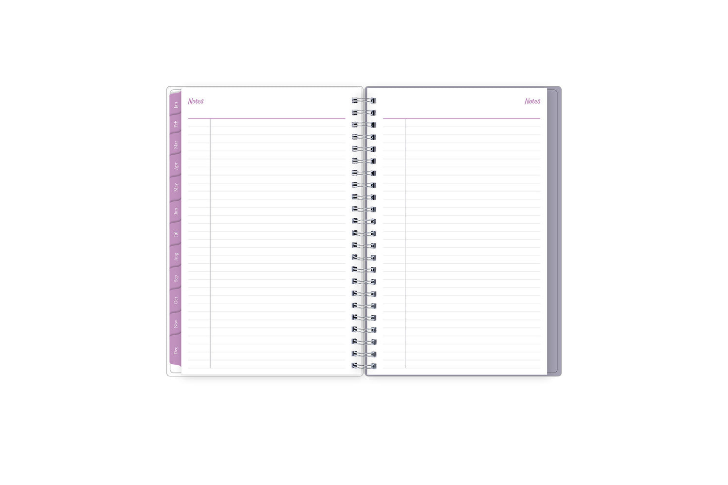 weekly monthly planner featuring ample lined writing space