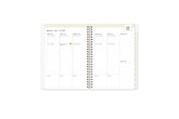 2023-2024 weekly monthly planner featuring weekly spread with notes, bullet points, to do&