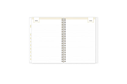 Lined notes pages on the 2023-2024 weekly monthly planner for July to June
