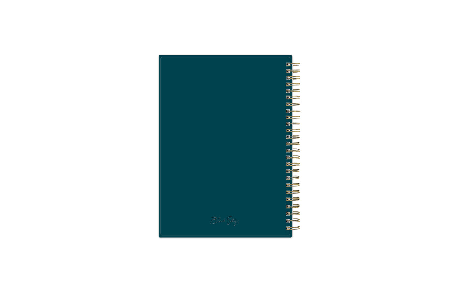 The Life Note-It collection by Blue Sky features a classy, solid pattern back cover in a 5.875x8.625 planner size with gold twin wire-o binding for the new 2025 year.