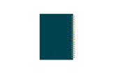 The Life Note-It collection by Blue Sky features a classy, solid pattern back cover in a 5.875x8.625 planner size with gold twin wire-o binding for the new 2025 year.
